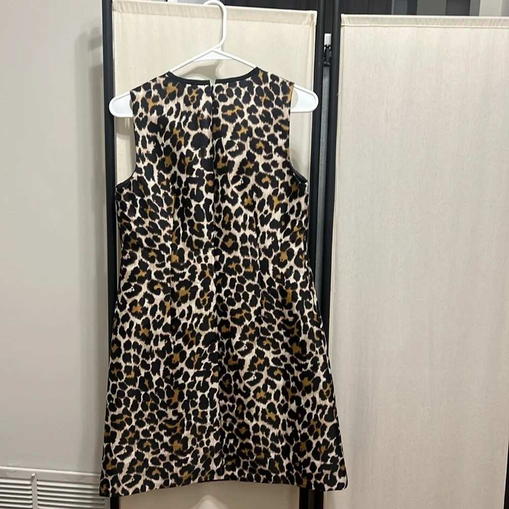 J Crew Size 2 Cheetah Dress - Picture 5 of 6